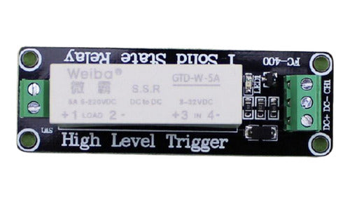 Módulo 1 Relé SSR Estado Solid 5A 3-32V DC-DC
