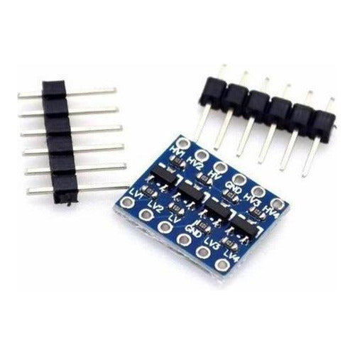 Tarjeta Convertidor Nivel Lógico IIC Bi-Direccional 4 canales 5v /  3,3V