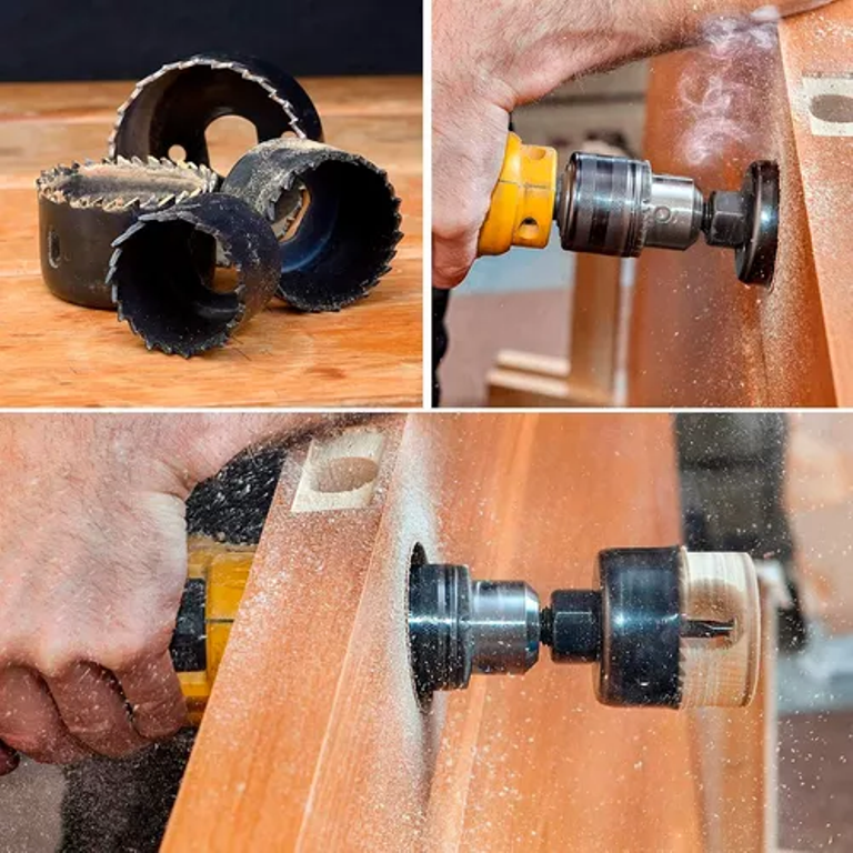 Kit 18pcs Copas Brocas Sierras Perforadoras Sacabocado Madera Carpintería