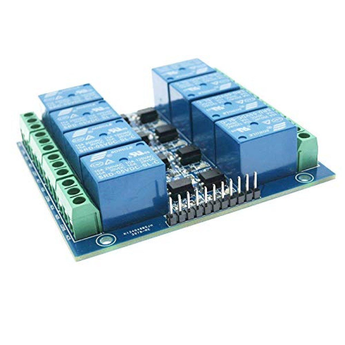 Módulo de relé optoacoplador aislado de 8 canales de 5VDC  10A