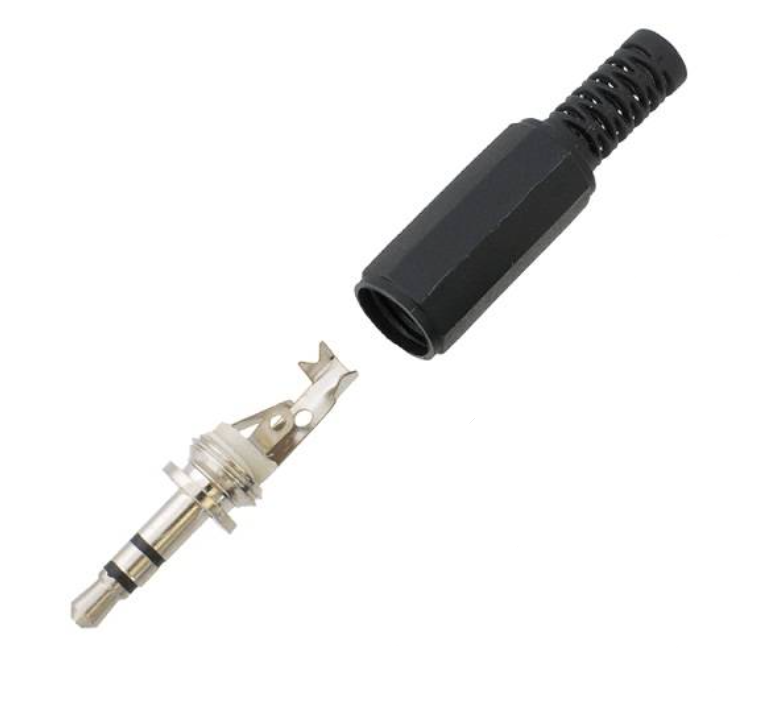 Conector 3.5mm doble canal estéreo audifonos sonido