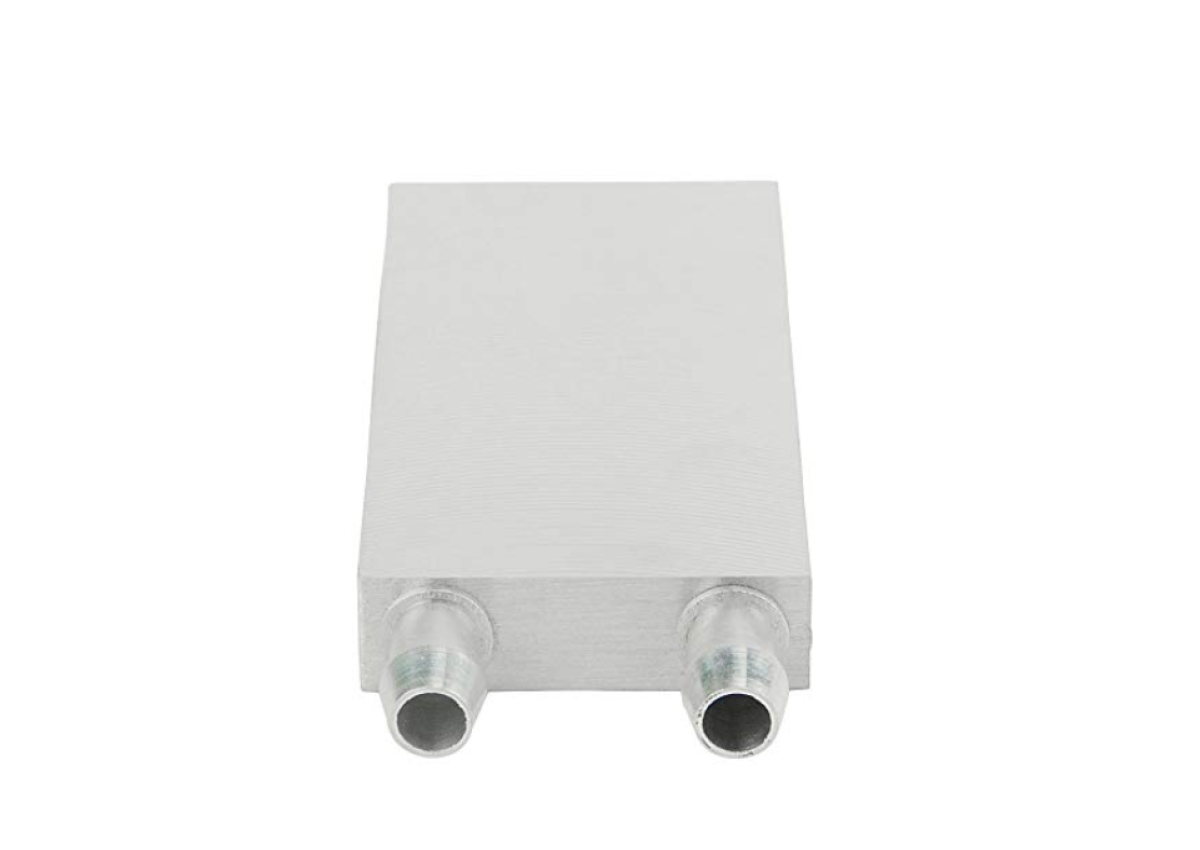 Bloque de refrigeración por agua de aluminio 40x80x12mm  Lineales  nozzles