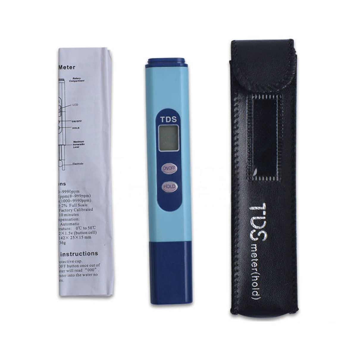 Medidor Digital de Conductividad Pureza de Líquidos 0-999PPM