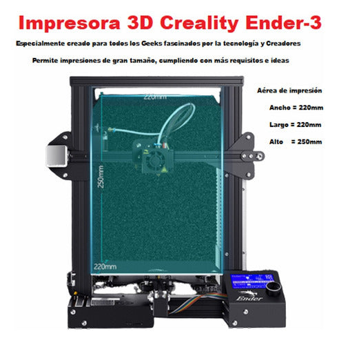 Impresora 3D Creality Ender-3 FDM 2023