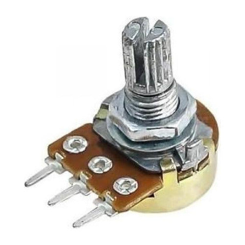 Potenciometro rotativo lineal WH148 de panel olla 3 pin  de  B1kOhm a B1MOhm
