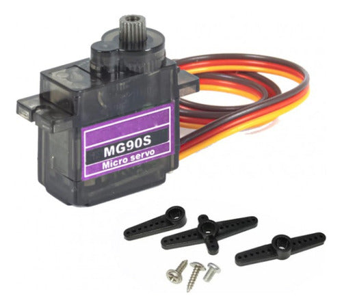 MG90S 9g Servomotor for Smart Car 360° Plastic gear
