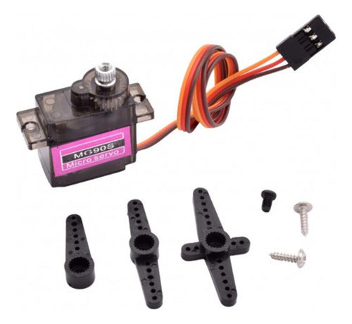 MG90S 9g Servo Motor for Smart Car 180º Plastic gear