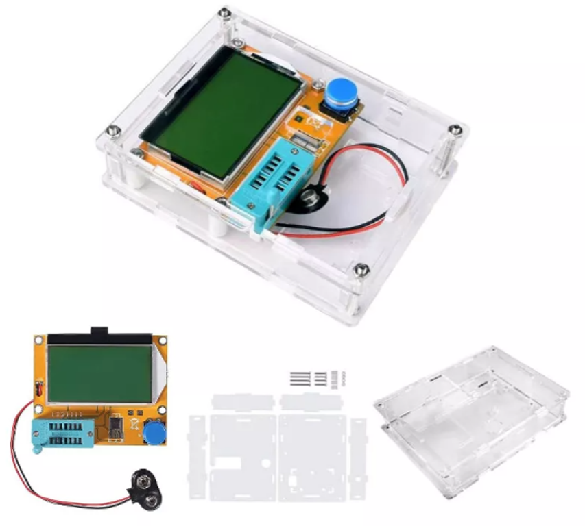 Lcr-T4 Probador Tester Transistores Gráfico+caja Protectora