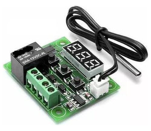 Termostato W1209 en Caja Acrilica Control Regulacion Temperatura