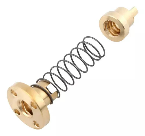 Tuerca Antibacklash antirretroceso T8 2Paso, Avance8mm, 4Filetes Ender3/ Cr-10/ Tornado
