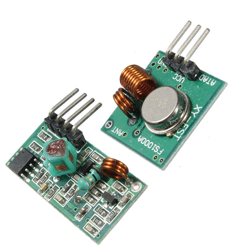 Modulo RF Transmisor y Receptor 433.92Mhz Radiofrecuencia