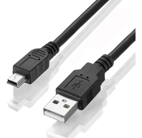 Cable De Datos Usb 2.0 Macho A Mini 5p Macho De 1 Metro