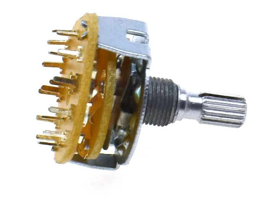 Switch RS25  Interruptor rotatorio 2P6T  , 2 polos, 6 posiciones