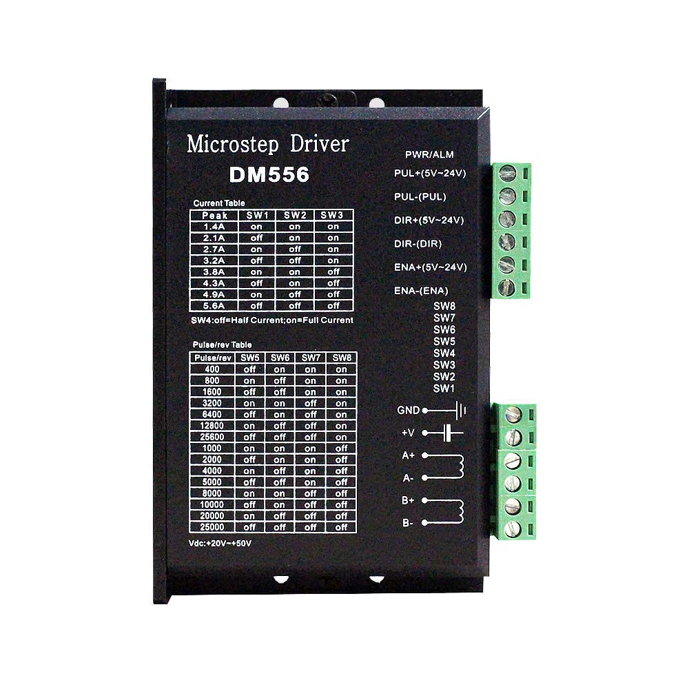 DM556 Driver Controlador Motor Paso a Paso  24-50V 1-5.6A