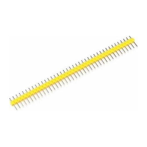 Barra 40 Pines Macho 2,54mm de color para PCB