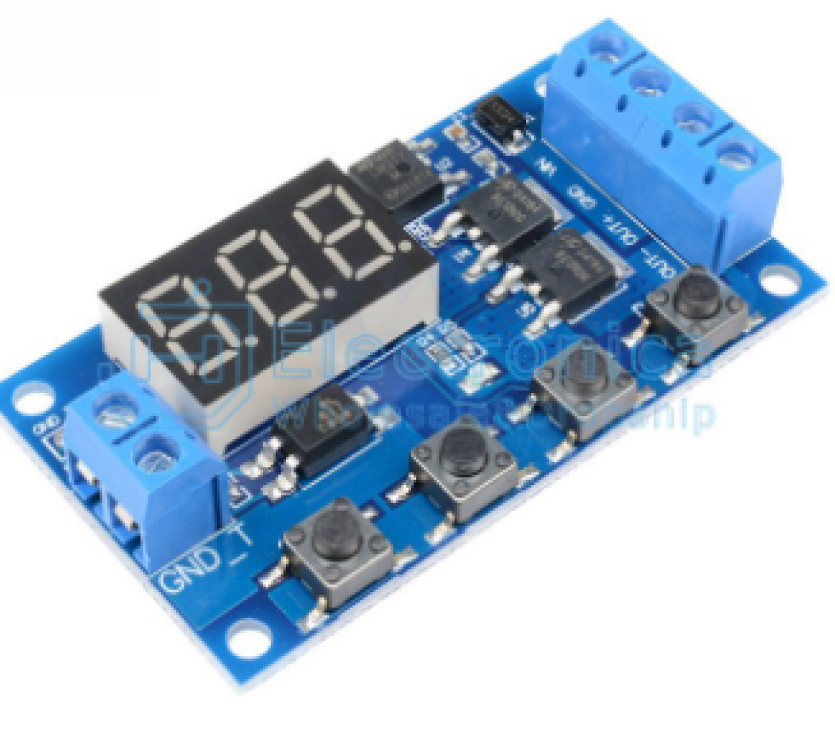XY-J04 Temporizador Digital  Programable Dual MOS 5-36V 15A