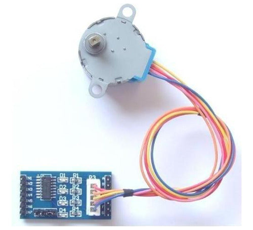 Motor Paso a Paso 28BYJ-48 con Stepper Driver ULN2003