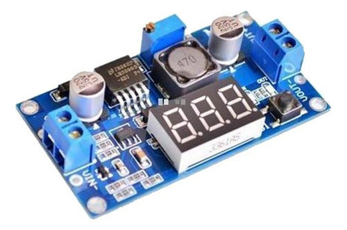 Convertidor LM2596  DC/DC de 4,0-40V a 1,3-37V  2A Ajustable con LED Voltimetro